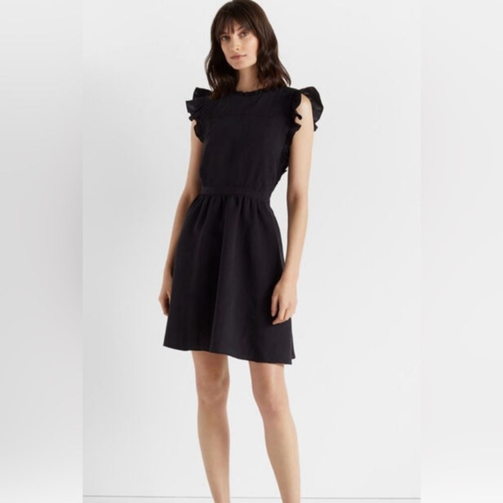 Club Monaco Ruffle sleeve Dress